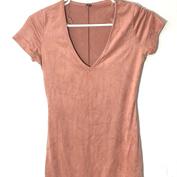 Windsor mini dress short sleeve front slit - Picture 2 of 5